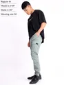 Mist Grey Signature Cargo Pants