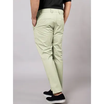 Pale Green Chinos for Men