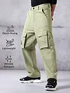 Pale Green Utility Cargo Pants for Men