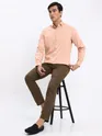 Peanut Brown Chinos for Men