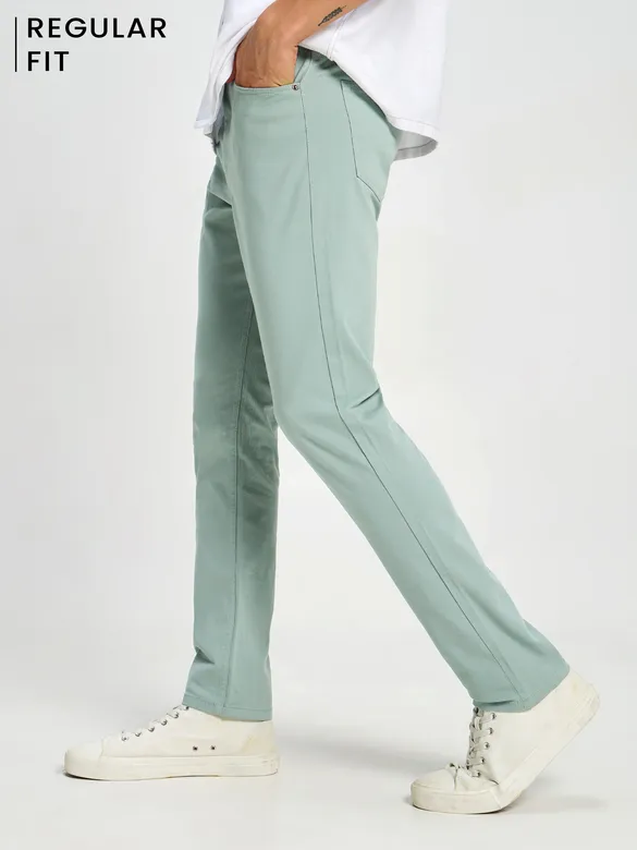 Pista Green Mens Chino Pants