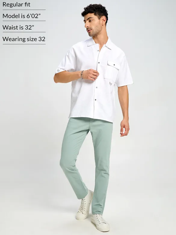Pista Green Mens Chino Pants