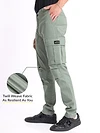 Pistachio Green Signature Cargo Pants