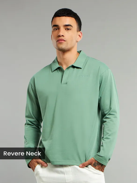 long sleeve polo t shirts online at beyoung, 