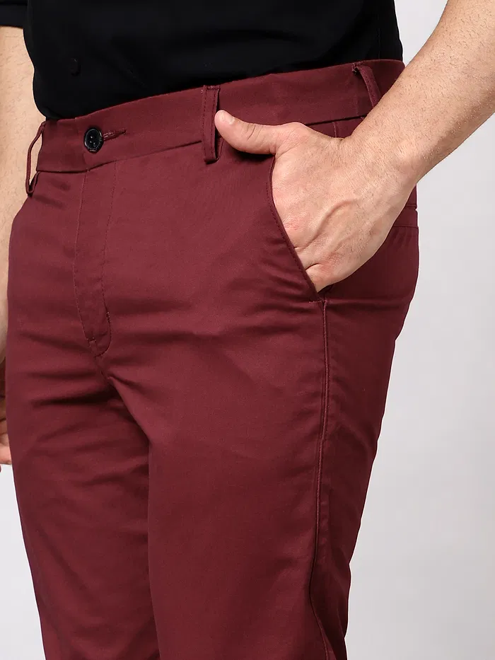 Red Wine Chinos for Men
