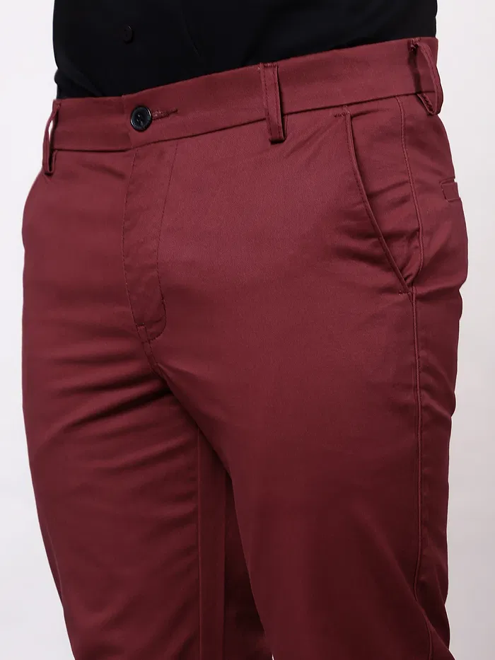 Red Wine Chinos for Men
