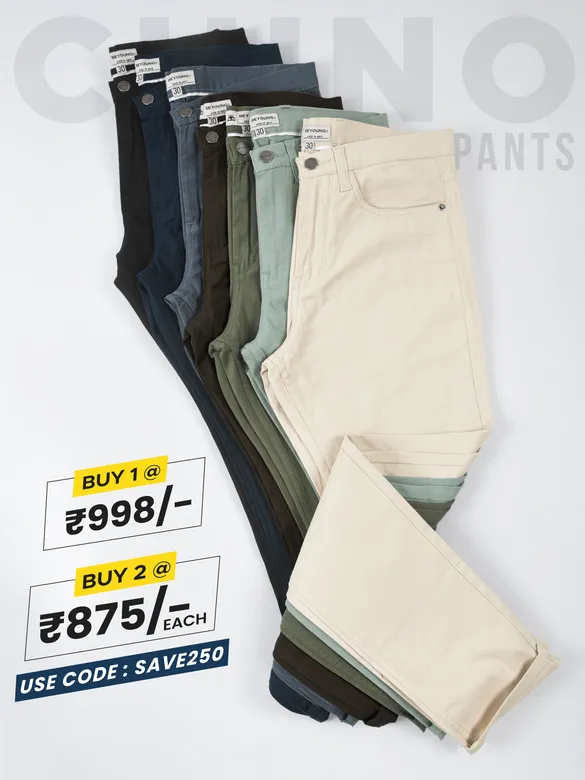 Pista Green Mens Chino Pants