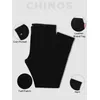 Rich Black Chinos for Men
