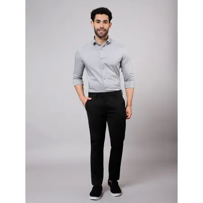 Rich Black Chinos for Men