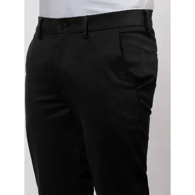 Rich Black Chinos for Men