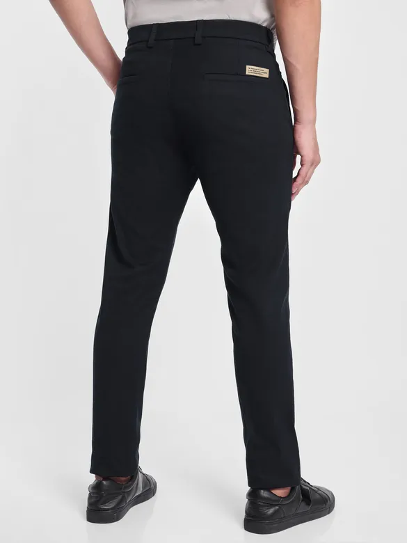 Rich Black Linen Pants for Men