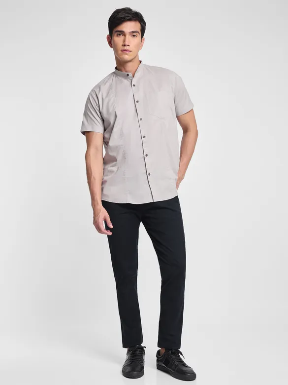 Rich Black Linen Pants for Men