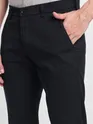 Rich Black Linen Pants for Men