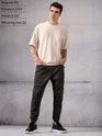 Rifle Green Cut and Sew Cargo Men Jogger Pants
