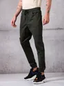 Rifle Green Cut and Sew Cargo Men Jogger Pants