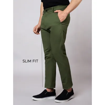 Sage Green Chinos for Men