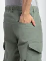 Sage Green Cut and Sew Cargo Pants