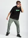 Sage Green Cut and Sew Cargo Pants