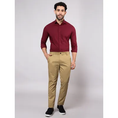 Sand Brown Chinos for Men