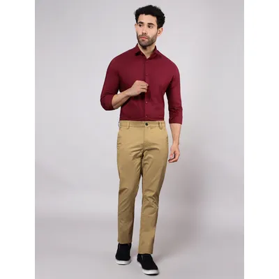 Sand Brown Chinos for Men