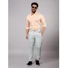 Silvery White Chinos for Men