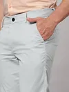 Silvery White Chino Pants