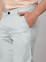 Silvery White Chino Pants