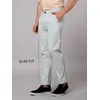 Silvery White Chinos for Men
