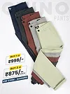 Cadet Blue Chinos for Men