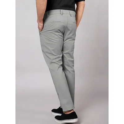 Space Grey Chinos for Men