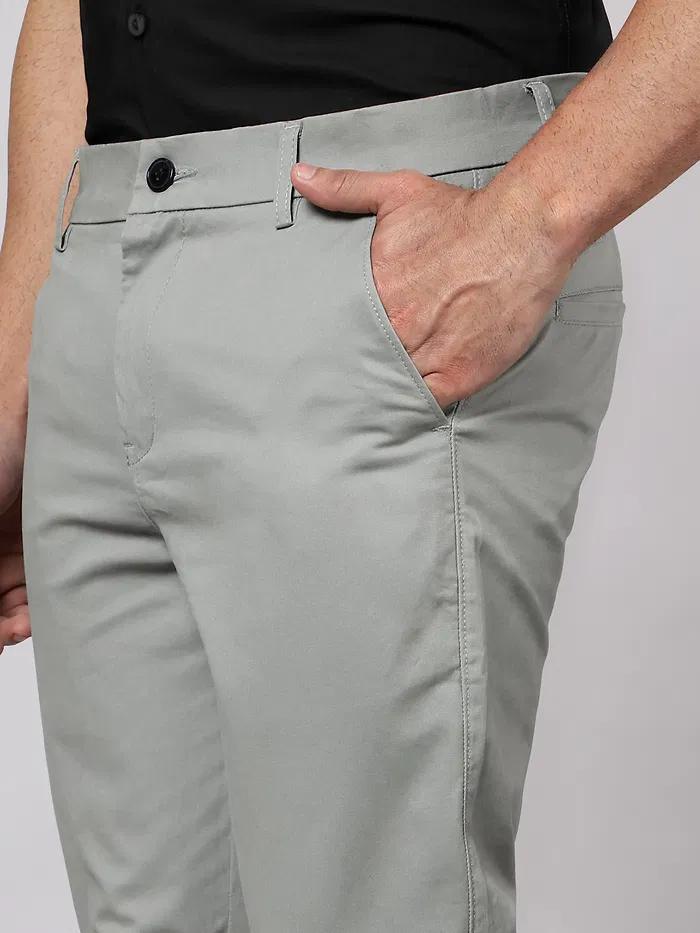 Space Grey Chino Pants