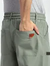 Tea Green Slant Pocket Cargo Pants