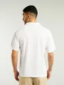 White Lapel Collar Polo T-Shirt