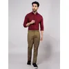 Wood Brown Chinos for Men