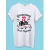 Anniversary Customizable Couple T-shirt-White