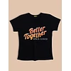 Better Together Customizable Couple T-shirt-Black