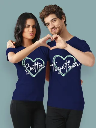 Couple T Shirt Online India, 