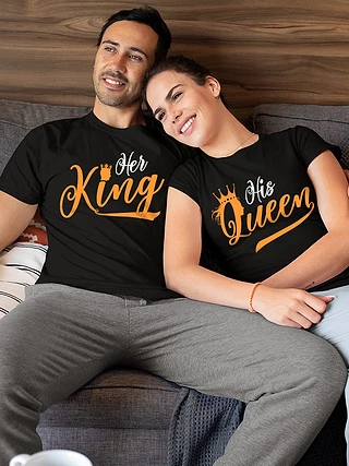 Matching Couple T Shirt, 