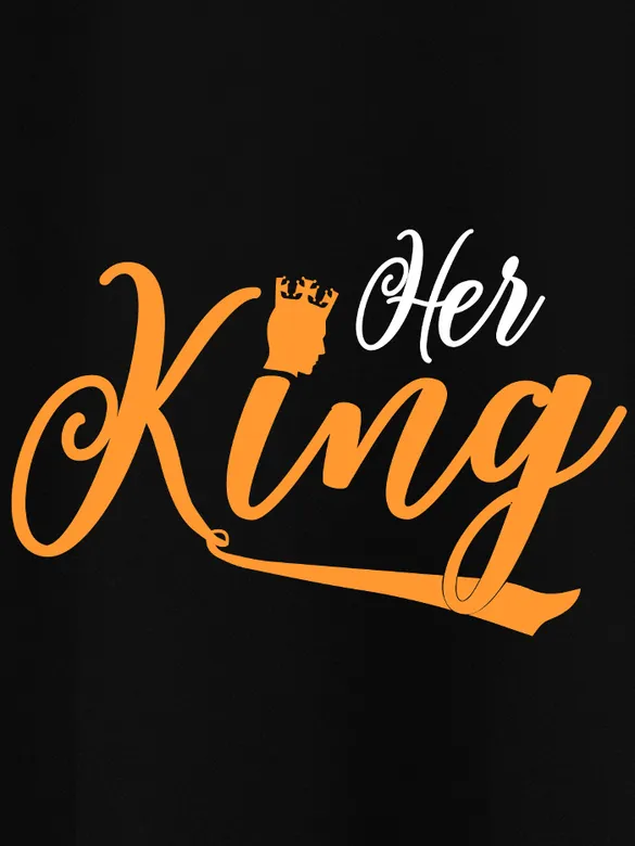 Her King His Queen Couple T-Shirt