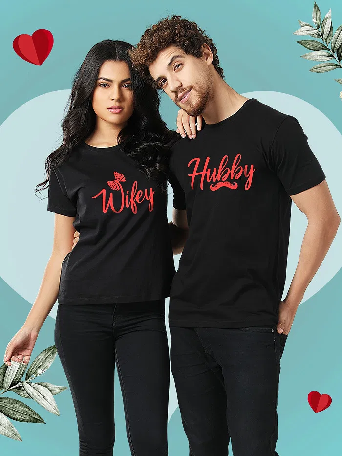 Printed T shirts for Couples, 
