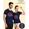 Hubby Wifey Customizable Couple T-shirt