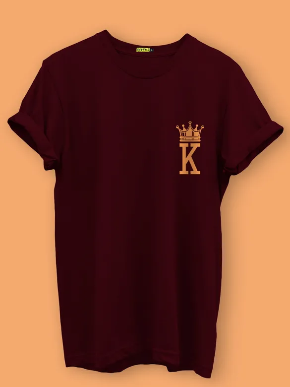 K &amp; Q Crown Couple T-shirt
