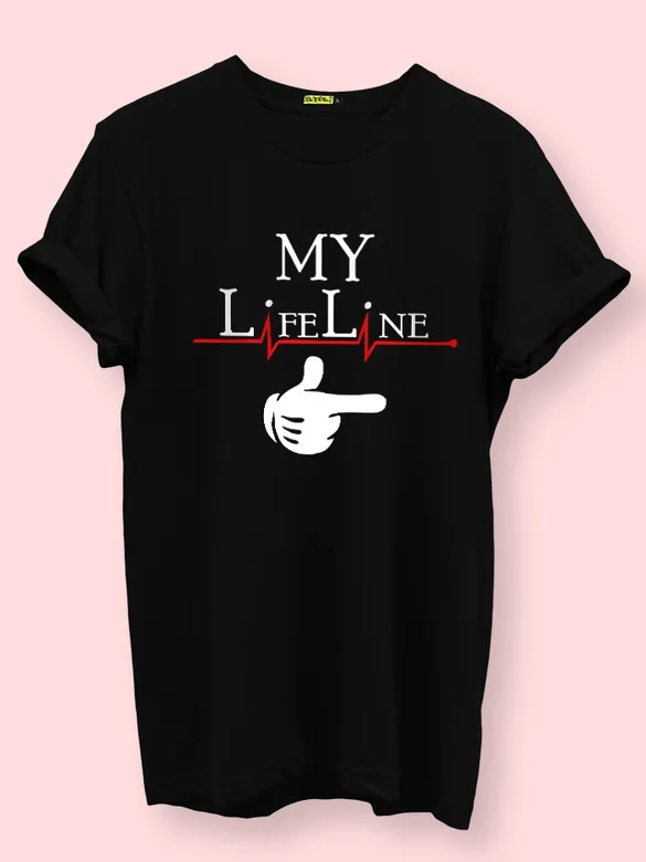 Life Line Couple T-Shirt
