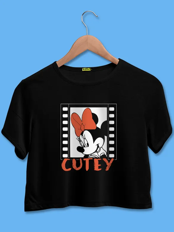 Micky Minnie Couple T-Shirt (CROP TOP Tee)