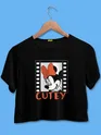 Micky Minnie Couple T-Shirt (CROP TOP Tee)