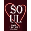 Soulmate Customizable Couple T-shirt-Burgundy