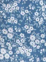 Abstract Printed Blue Flared Kurti