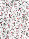 Floral White-Red Long Flare Kurta