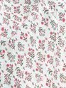 Floral White-Red Long Flare Kurta