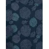 Navy Blue Floral Printed Short Kurti